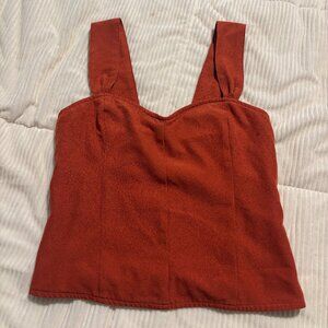 Abercrombie & Fitch Women's Burnt Orange Top